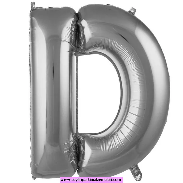 D Gümüş Folyo Balon